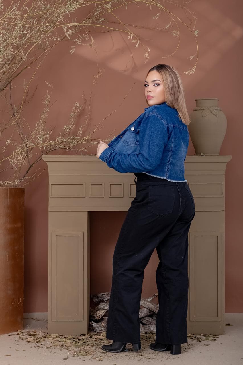 Jaquetas jeans femininas cropped - Colecao ClaCla Jeans